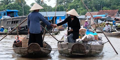 Cai Be Floating Market Vietnam