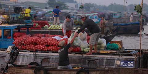 Cai Rang floating Market Vietnam