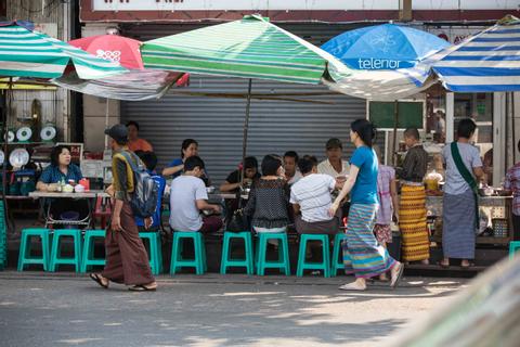 Chinatown Street Market Myanmar