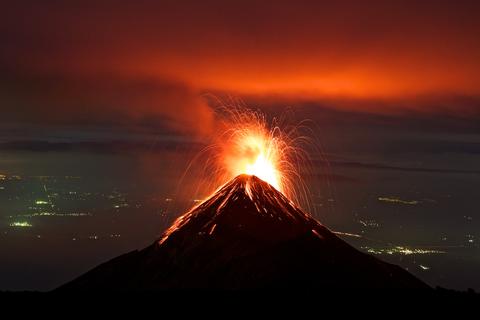 Fuego Volcano Guatemala