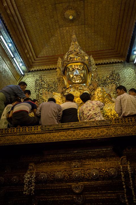 Mahamuni Buddha Temple Myanmar