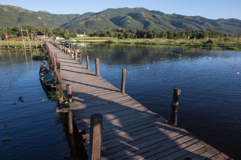 Mine Thauk Bridge Myanmar