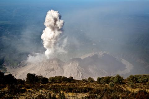 Santiaguito Volcano Guatemala