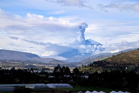 Volcán Tungurahua Ecuador