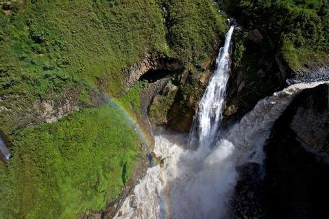 Waterfall Route Banos-Puyo Ecuador