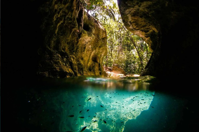 St Hermans Cave Tubing Photo