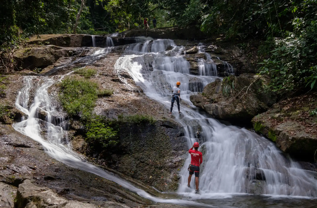M Waterfall Rappelling  photo