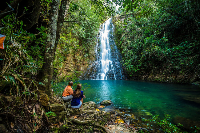 Maya World Waterfall Swim Photo