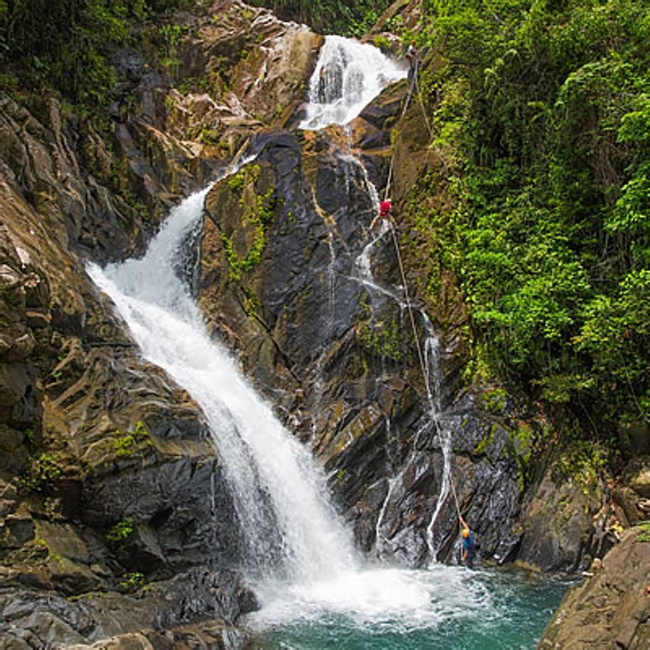 Nim Li Punit & Waterfall Swimming Photo