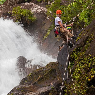 Bocawina Waterfall Rappelling Belize