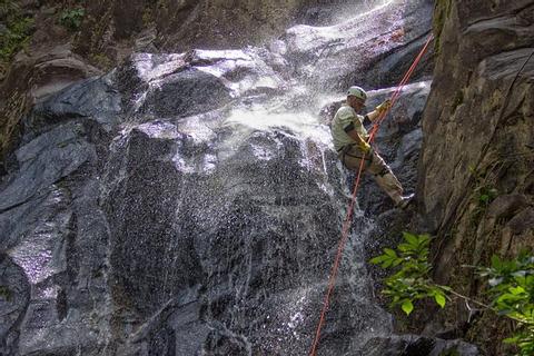 Bocawina Waterfall Rappelling Belize
