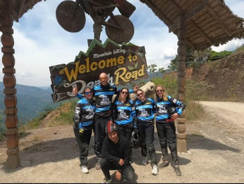 BIKING ON THE MOST DANGEROUS ROAD photo 3