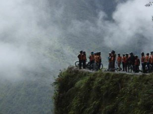 BIKING ON THE MOST DANGEROUS ROAD photo 2