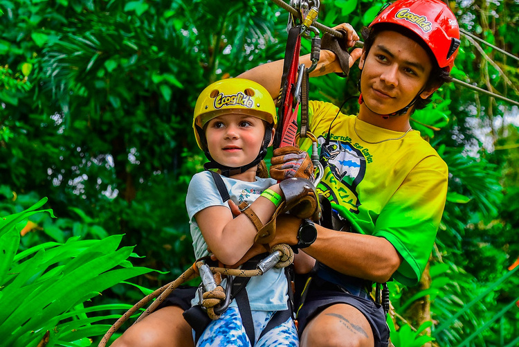 Ecoglide Canopy tour with tarzan swing photo