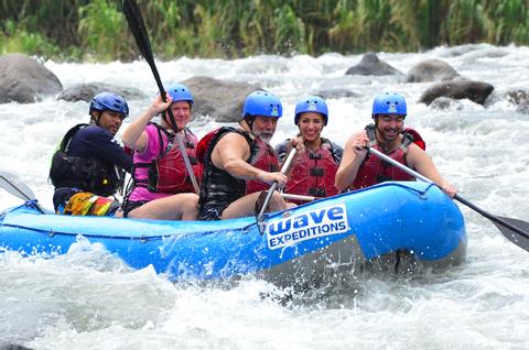 Waterfall Rapelling and Rafting Tour Costa Rica
