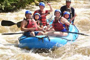 Waterfall Rapelling and Rafting Tour