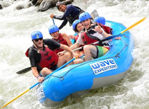 Waterfall Rapelling and Rafting Tour