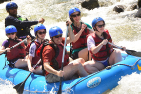Waterfall Rapelling and Rafting Tour