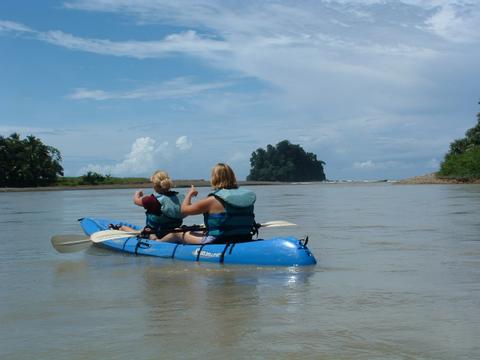 Kayaking en el Mar