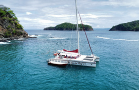 Marlin del Rey Catamaran at Coco Beach with Transportation