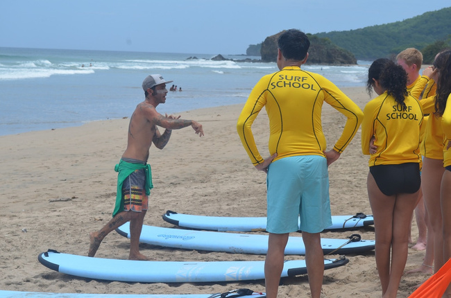 Group Surf Lesson Playa Grande Photo