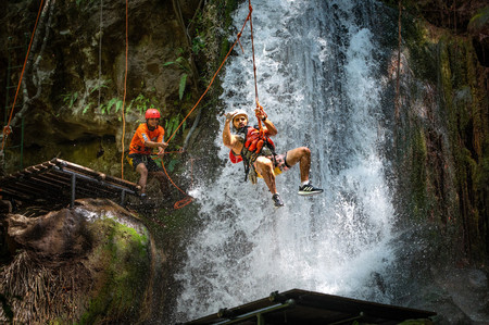 Canyoning at La Victoria Waterfall photo 2