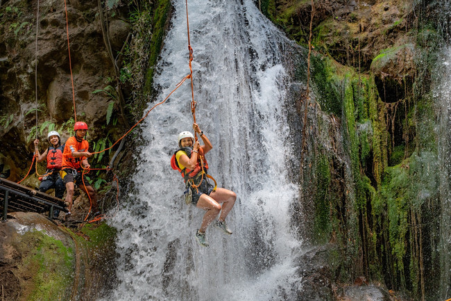 Canyoning at La Victoria Waterfall photo
