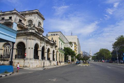 Vecindario de La Habana Central Cuba