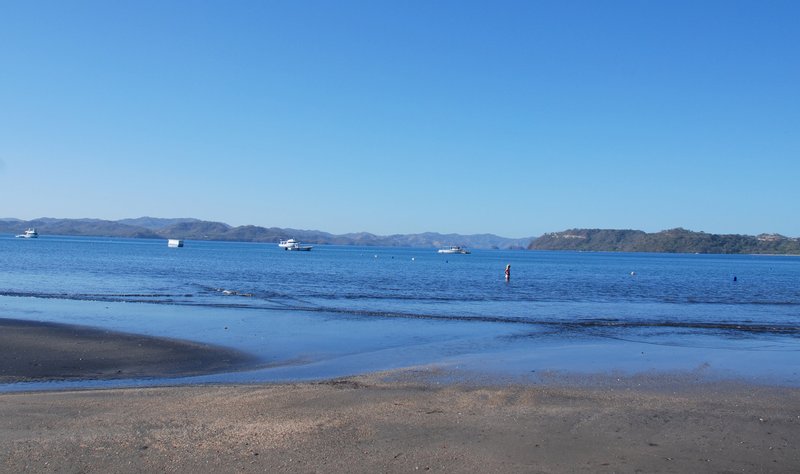 A quiet beach and still water on the Gulf of Papagayo