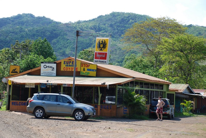 The small supermarket in the village of San Francisco de Coyote