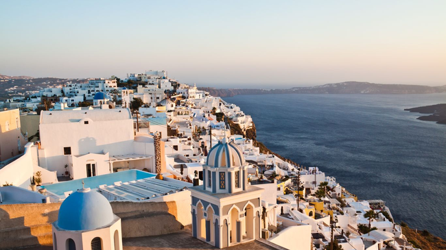 Caldera Steps:Firostefani, Imerovigli & Oia Photo