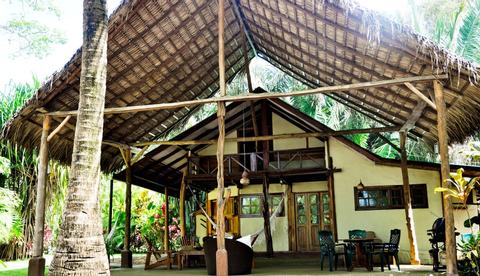 Beach Front Palm House Costa Rica