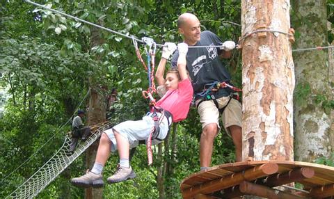 Family Treetop Adventure Indonesia