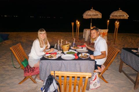 Dinner in Jimbaran