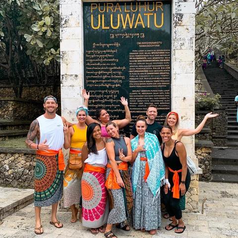 Beach Club and Uluwatu Temple Indonesia