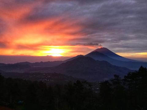 Safari to Caldera Volcano Batur Indonesia