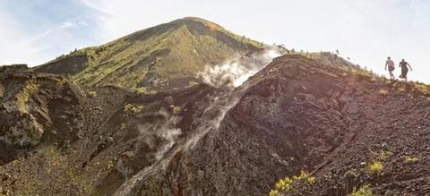 Safari to Caldera Volcano Batur Indonesia