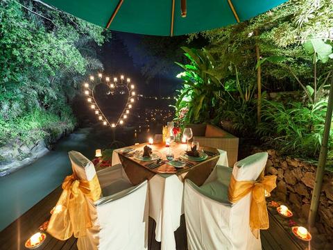 Romantic Dinner in Ubud Indonesia