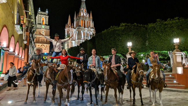 Night Horseback Ride in San Miguel Photo