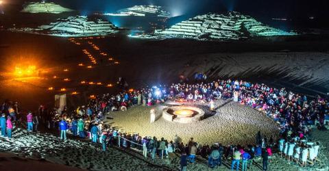 Trip from Huaraz to Lima with visit to Caral Ruins on route Peru