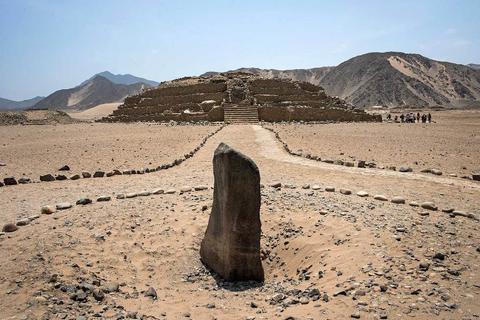 Trip from Huaraz to Lima with visit to Caral Ruins on route Peru