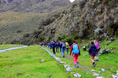 Trekking to Lagoon 69 Peru