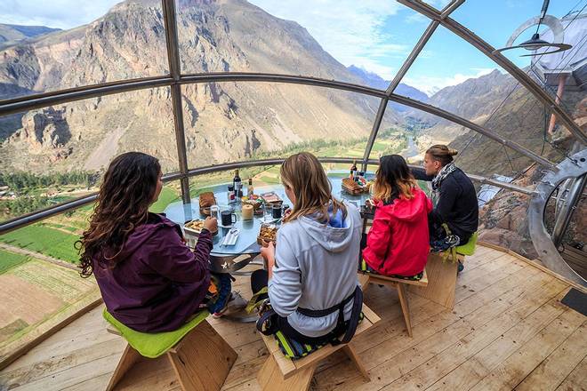 Lunch at Skylodge with Via Ferrata and Zipline, Peru