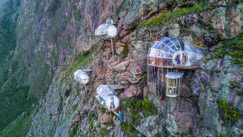 Lunch at Skylodge with Via Ferrata and Zipline Peru