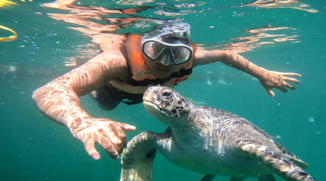 Beach tour and swimming with sea turtles in Mancora Photo