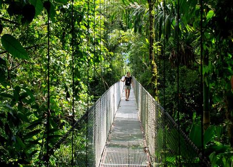 Bridges, Volcano, Waterfall & Tabacon Hot Springs Costa Rica