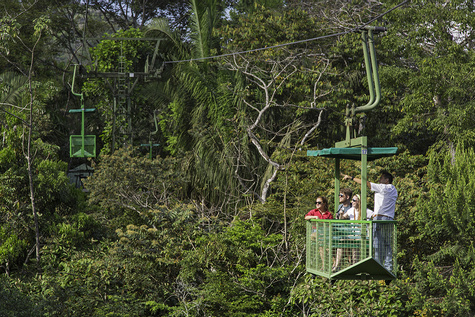 Aerial Tram and Gatun Lake