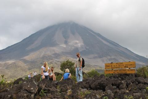 Caminata en el Volcán Arenal