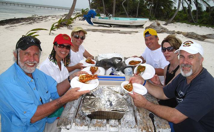 Beach Picnic with Snorkeling, Cruising, and Diving Experience, Belize