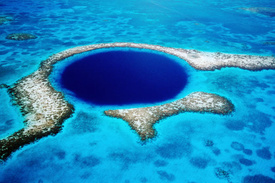 Blue Hole Tour San Pedro by Air